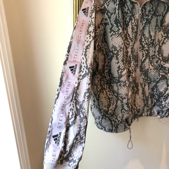 Adidas By Stella McCartney Grey Performance Track Jacket - Picture 7 of 13